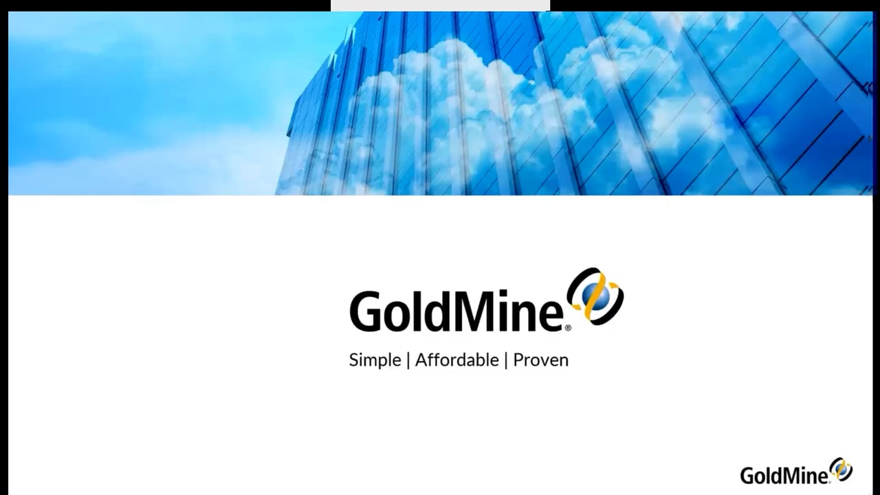 GoldMine Web and GoldMine PowerUP! webinar