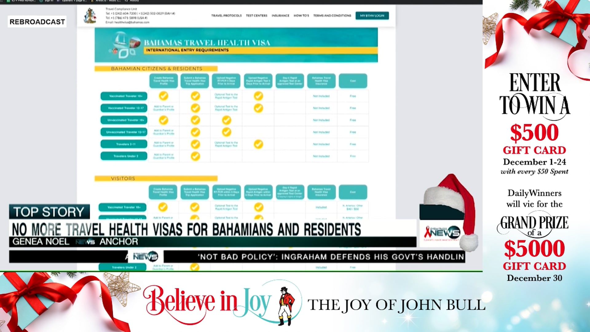 NO MORE TRAVEL HEALTH VISAS FOR BAHAMIANS AND RESIDENTS Eye Witness News   1321503536 Ef8856cc8cb411053601909c1f33a14aa1495a852f604c29f58c77108e45974c D 1920x1080