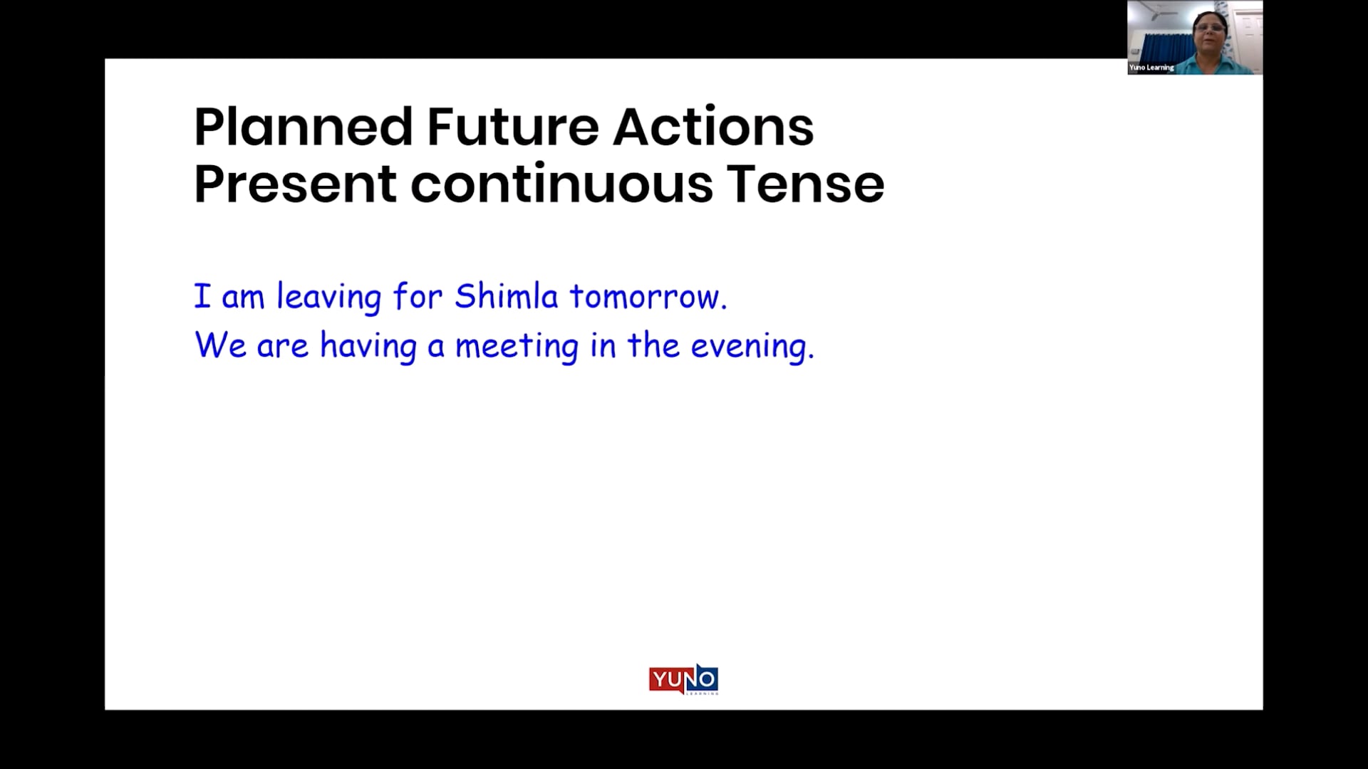 Future Time Reference