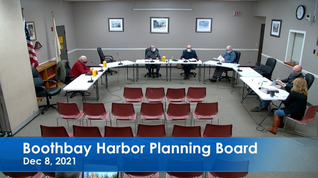 Boothbay Harbor Planning Board Dec 8, 2021