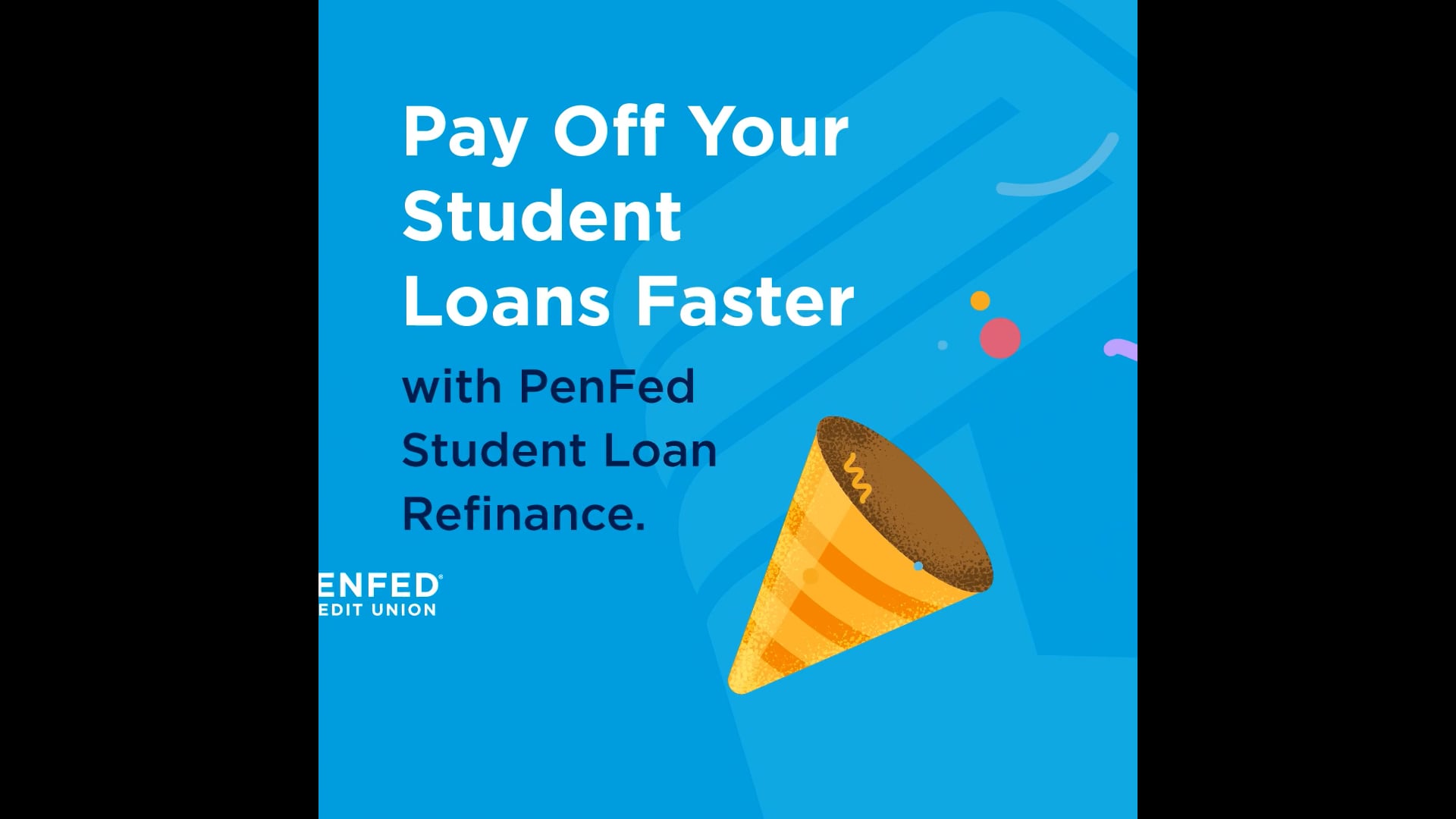 PenFed Student Loan Social Media Ad 1080x1080