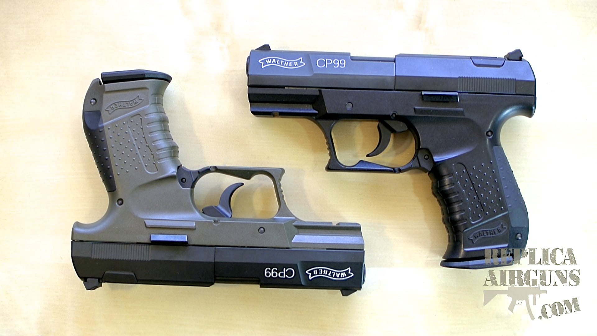 Umarex Walther CP99 .177 Caliber Pellet CO2 Air Pistol Table Top Review