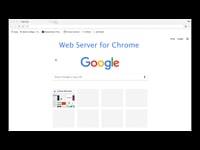 Setting up a simple web server