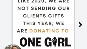 Our End of Year Message and Your Gift - ONE Girl