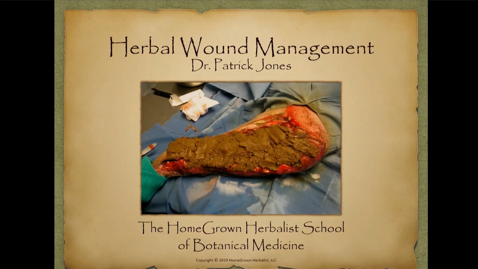 Dr Patrick Jones – Herbal Wound Management