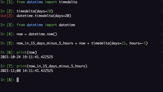 La gestion des dates avec le module datetime