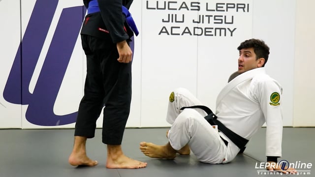 Open Guard to De La Riva to Sit Up Guard Sweep to Side Control / Back Take