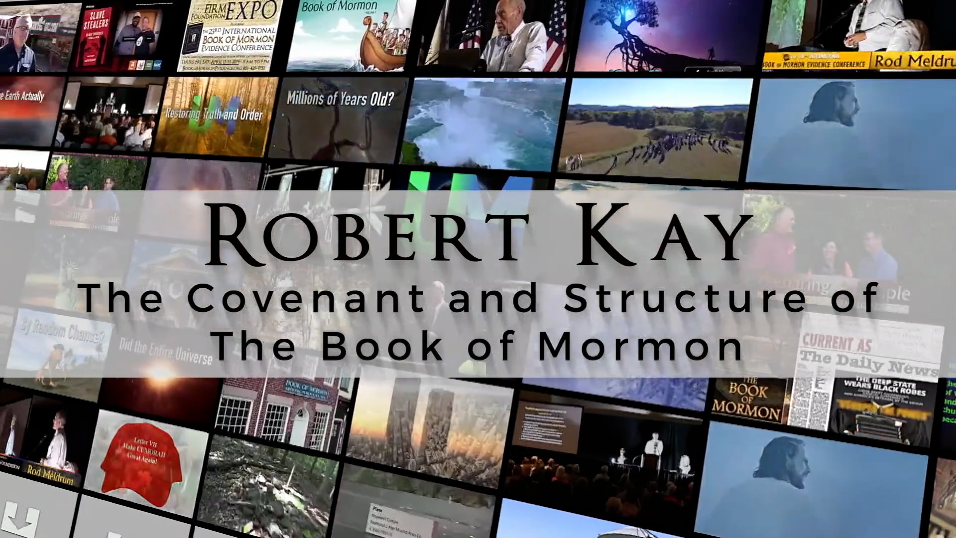 Robert Kay – The Covenant Structure of the Book of Mormon – Book of ...