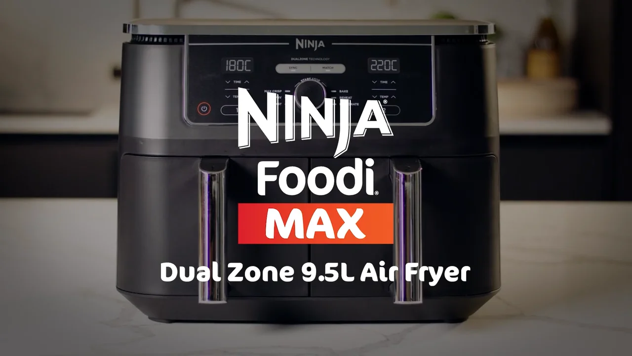 1280x720] Ninja Foodi MAX Dual Zone Large Air Fryer 9.5L AF400UK