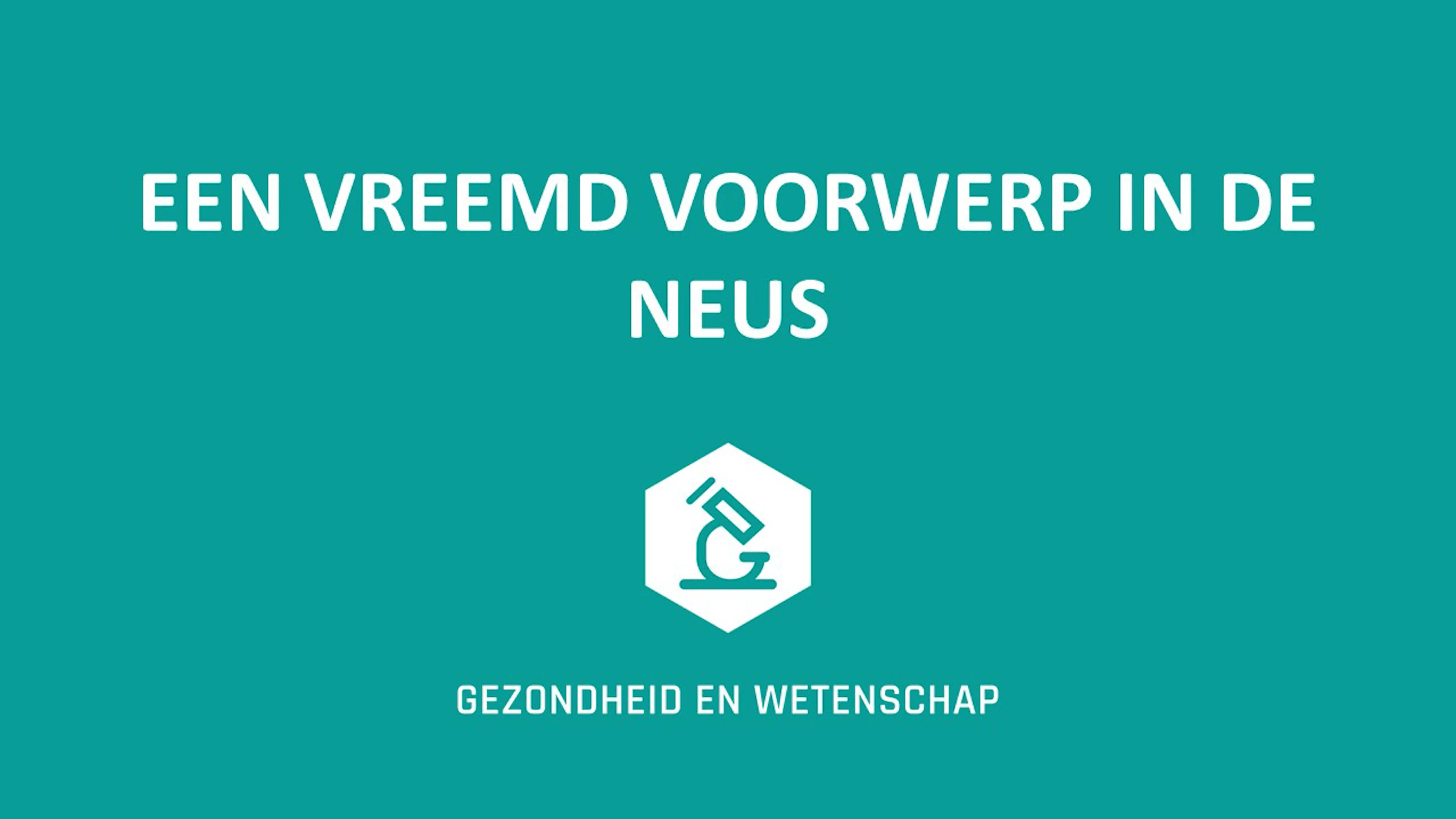 Vreemd voorwerp in de neus on Vimeo