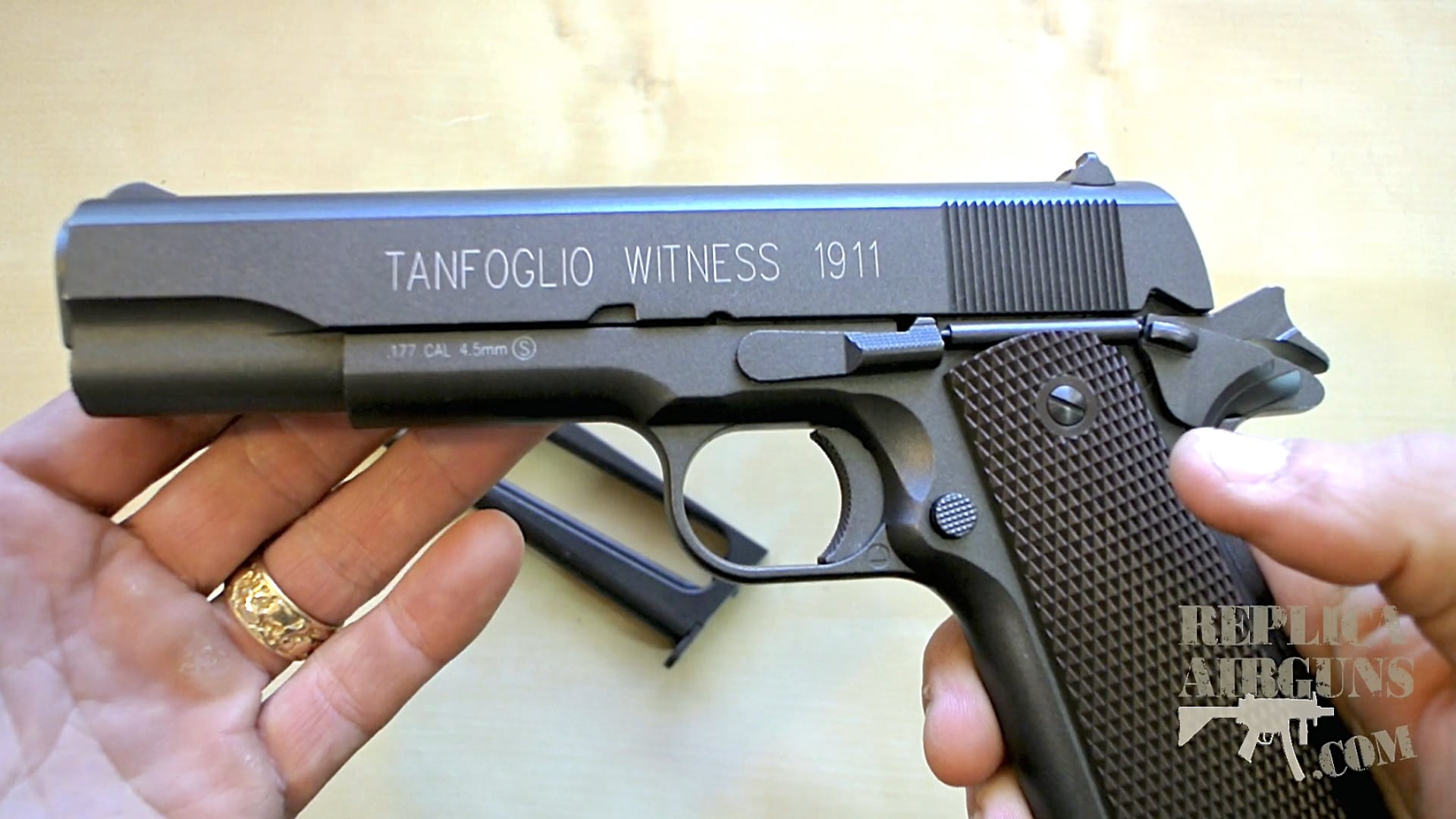 Cybergun KWC Tanfoglio Witness 1911 Stuck BB Removal Tutorial