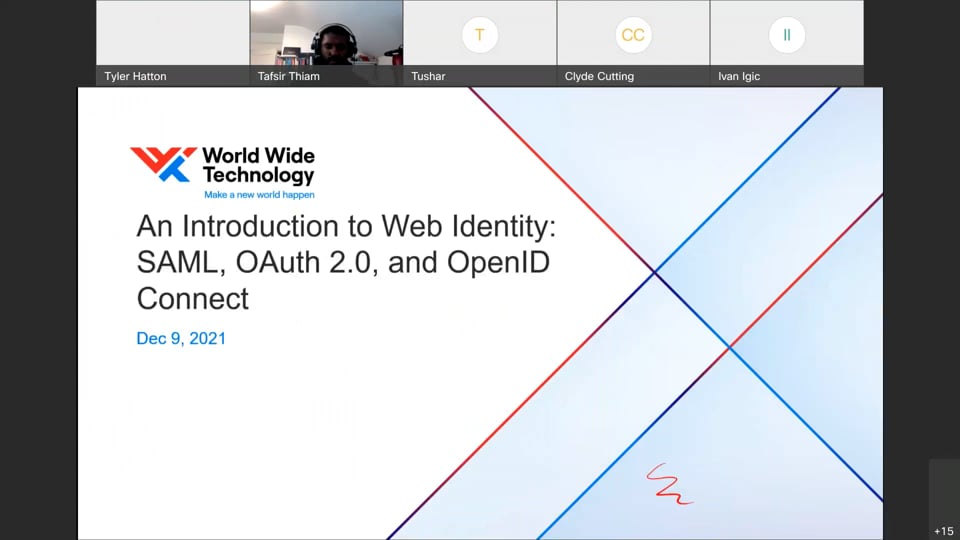 Programmability and Automation Meetup: An Introduction to Web Identity Standards