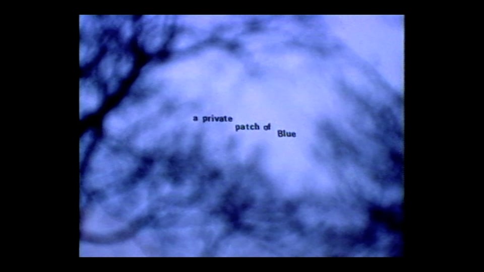 private patch of blue, a