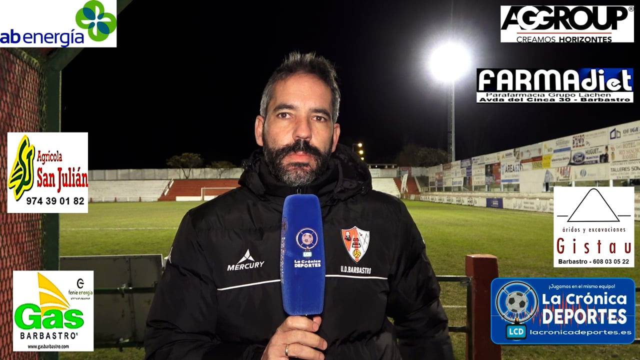 LA PREVIA / CD Caspe - UD Barbastro / RICHI GIL (Entrenador Barbastro) Jornada 15 / 3ª División