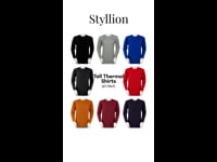 Styllion Raglan Henley Long Sleeve - Big & Tall Shirts for Men - Heavy  Weight - Stretch - RHLS