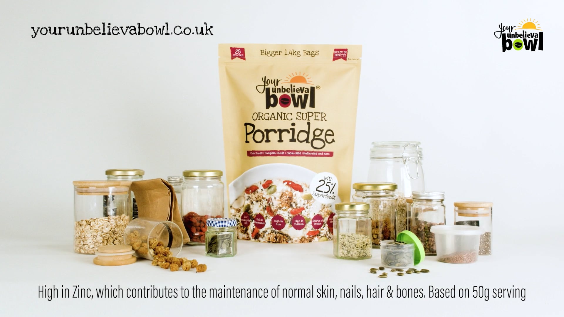 Your Unbelieva Bowl - Organic Super Porridge