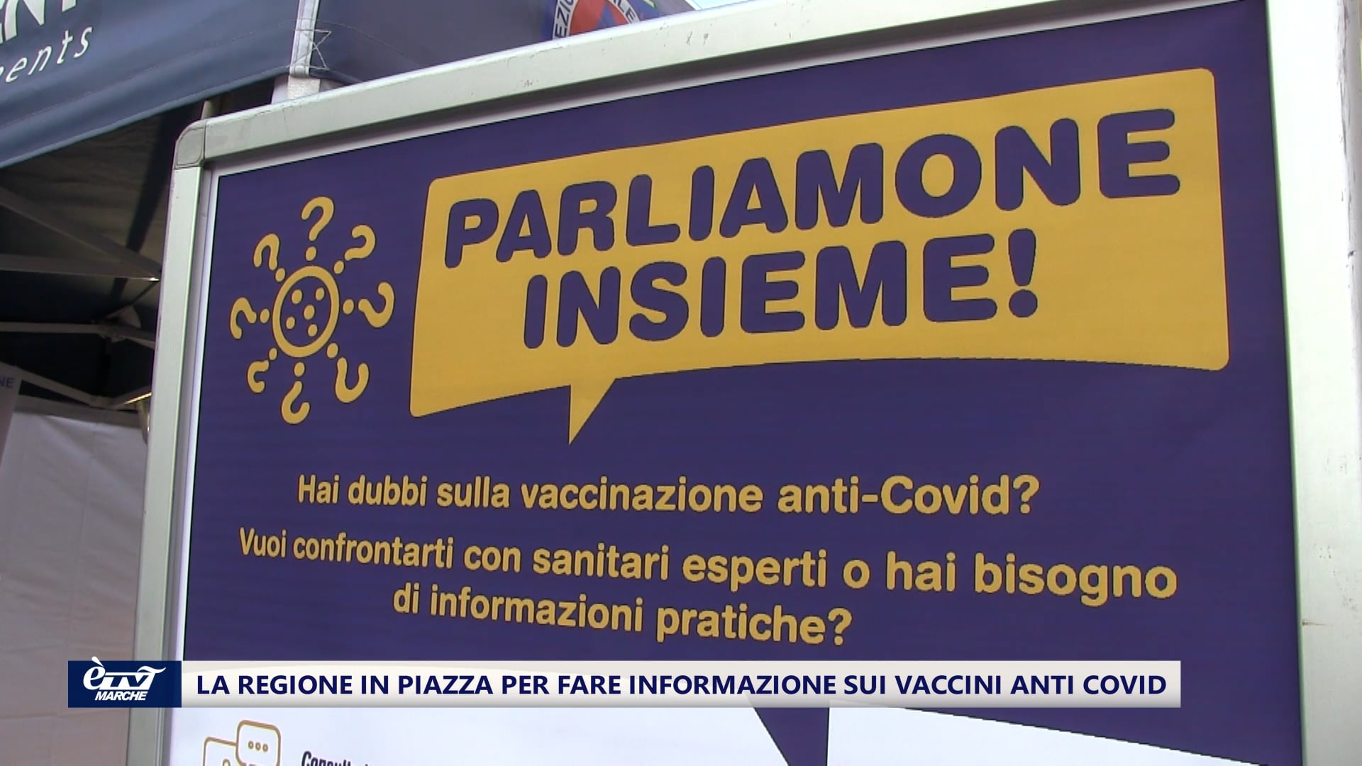 La Regione in piazza per fare informazione sulla vaccinazione anti Covid