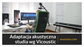 Adaptacja akustyczna studia wg Vicoustic