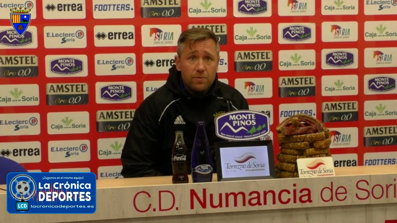 VÍCTOR BRAVO (Entrenador Teruel) CD Numancia 0-0 CD Teruel / J 15 / 2ª RFEF - Grupo 3 / Fuente YouTube CD Teruel