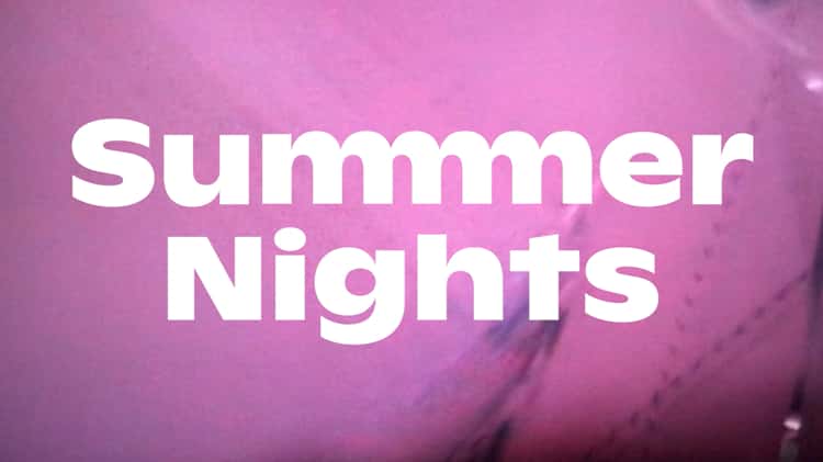 Summer Nights (2022) - teaser on Vimeo