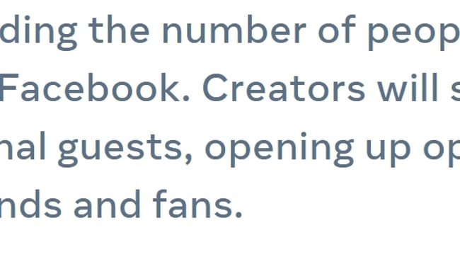 Neue FB LIVE Funktion 2: mehr Reichweite