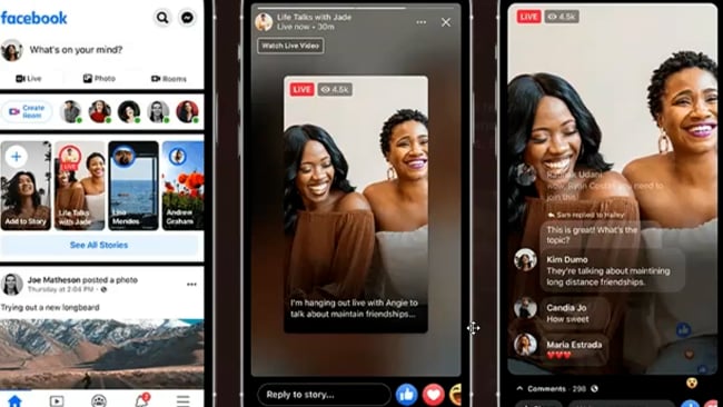 Neue FB LIVE Funktion 3