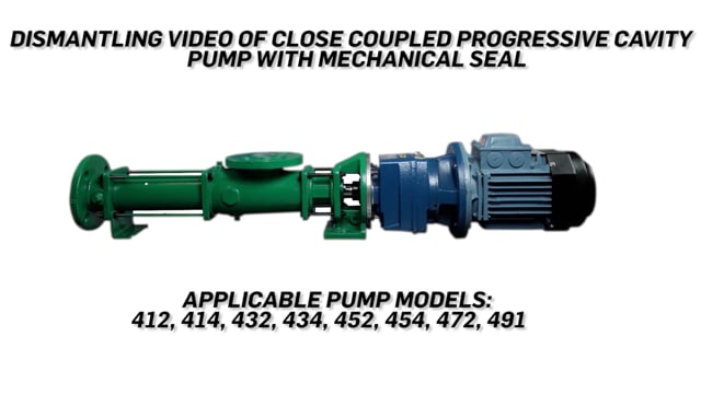 Dismantling Of Bare Shaft Progressive Cavity Pump With Gland Packing