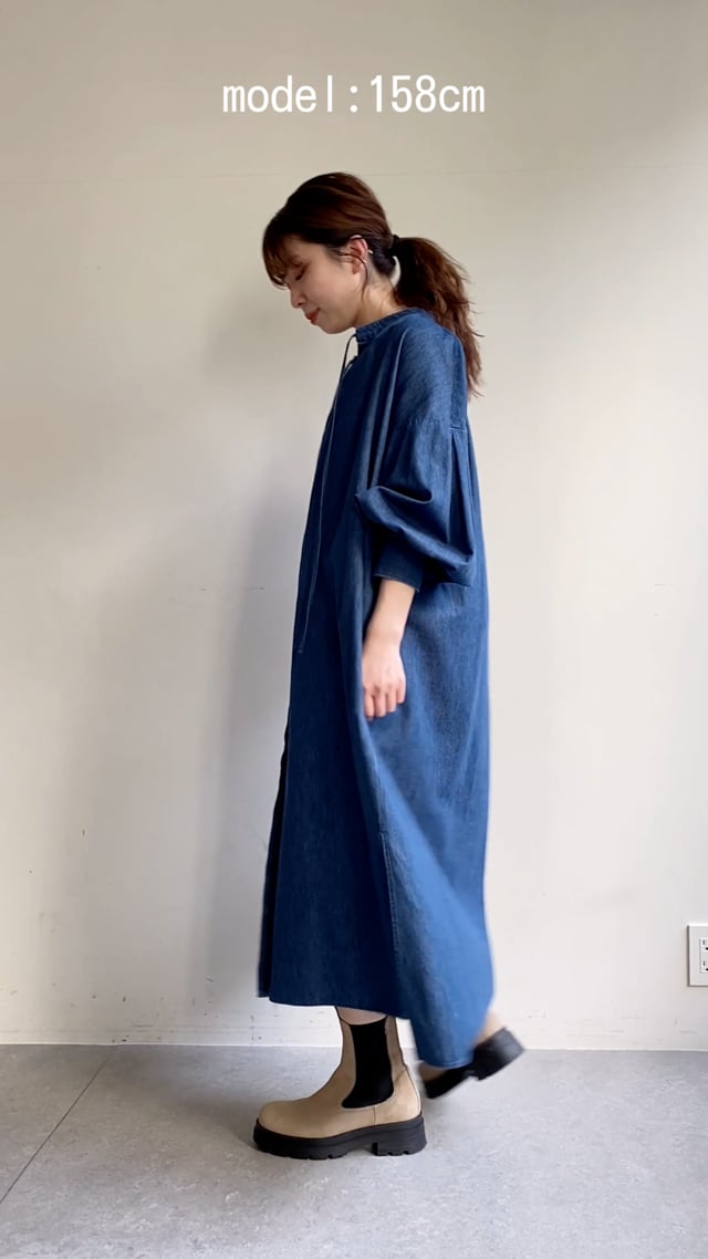 ha|za|ma】繍美歴代王家に伝わるデニムワンピース