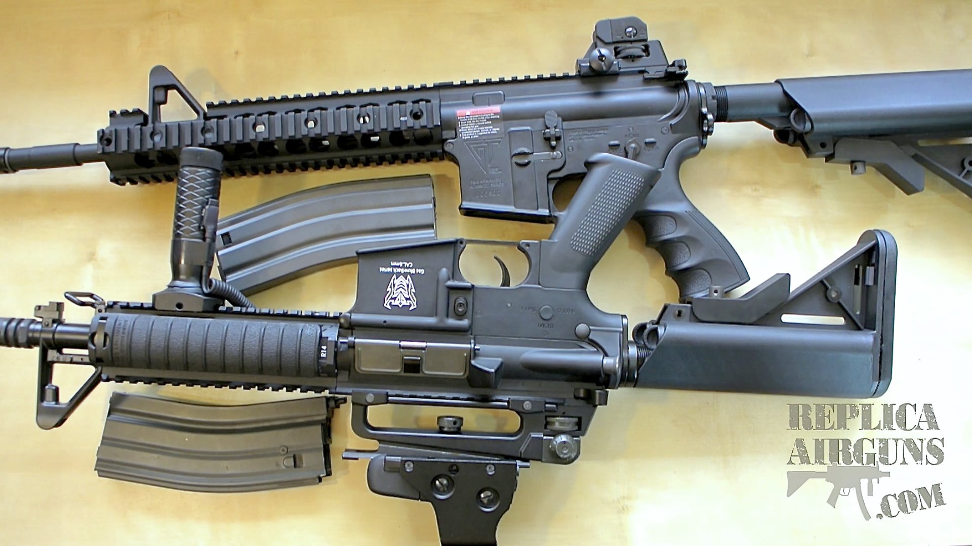 G&G Airsoft AR Rifle AEG and GBB Comparison Table Top Review