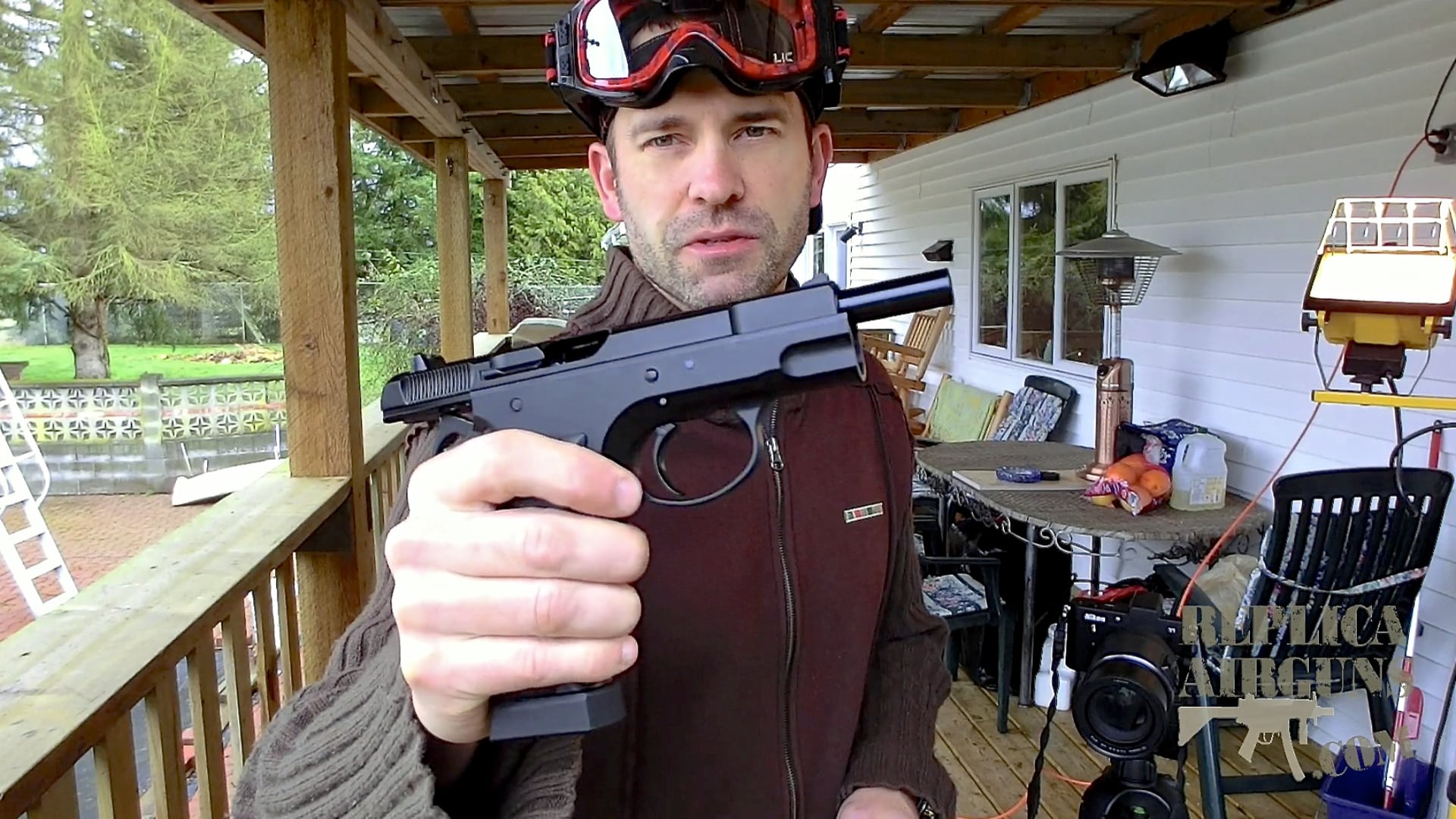 KJWorks KP-09 CZ 75 Blowback Airsoft Pistol Field Test Shooting Review