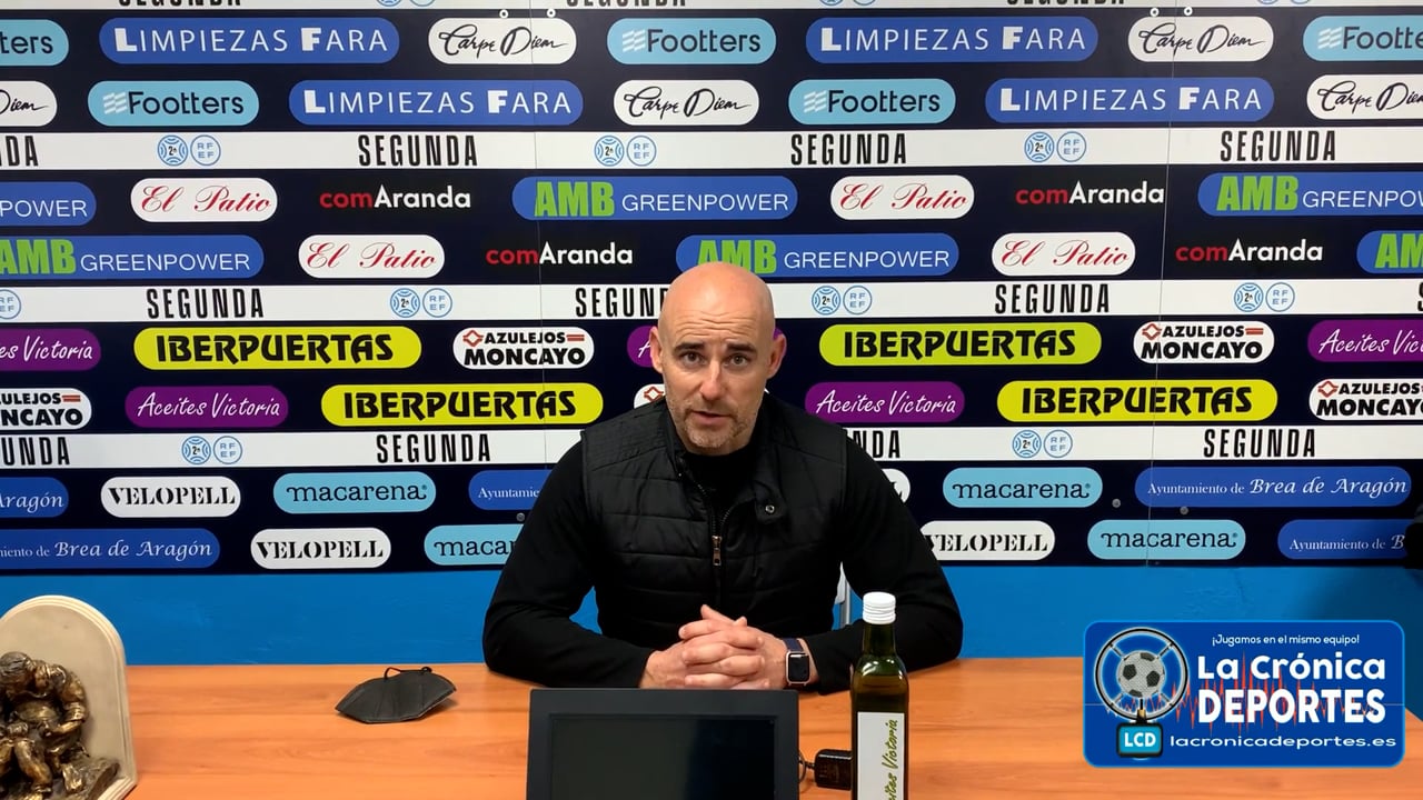 DANI MARTÍNEZ (Entrenador Brea) CD Brea 1-1 CD Ebro / Jornada 15 / 2ª RFEF - Grupo 3 / Fuente YouTube CD Brea