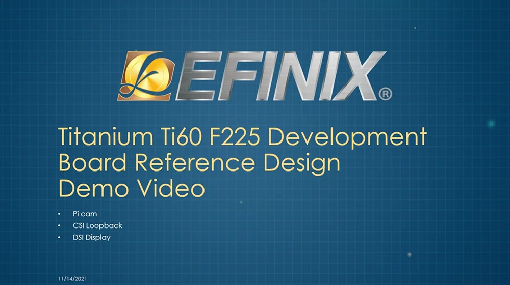 Titanium Ti60 F225 Development Kit | Efinix, Inc