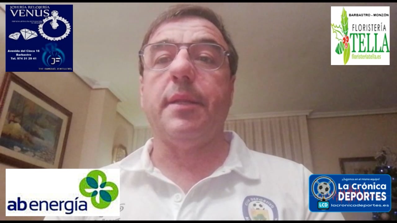 MANOLO CARRASCO (Entrenador La Almunia) Mequinenza 1-0 La Almunia de San Juan / J13 / Preferente Gr1