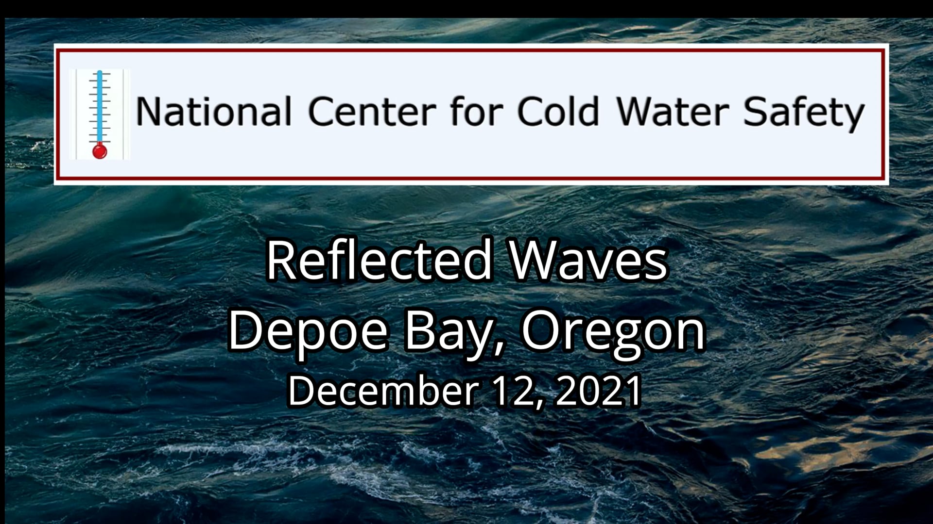 Reflected Waves at Depoe Bay, OR