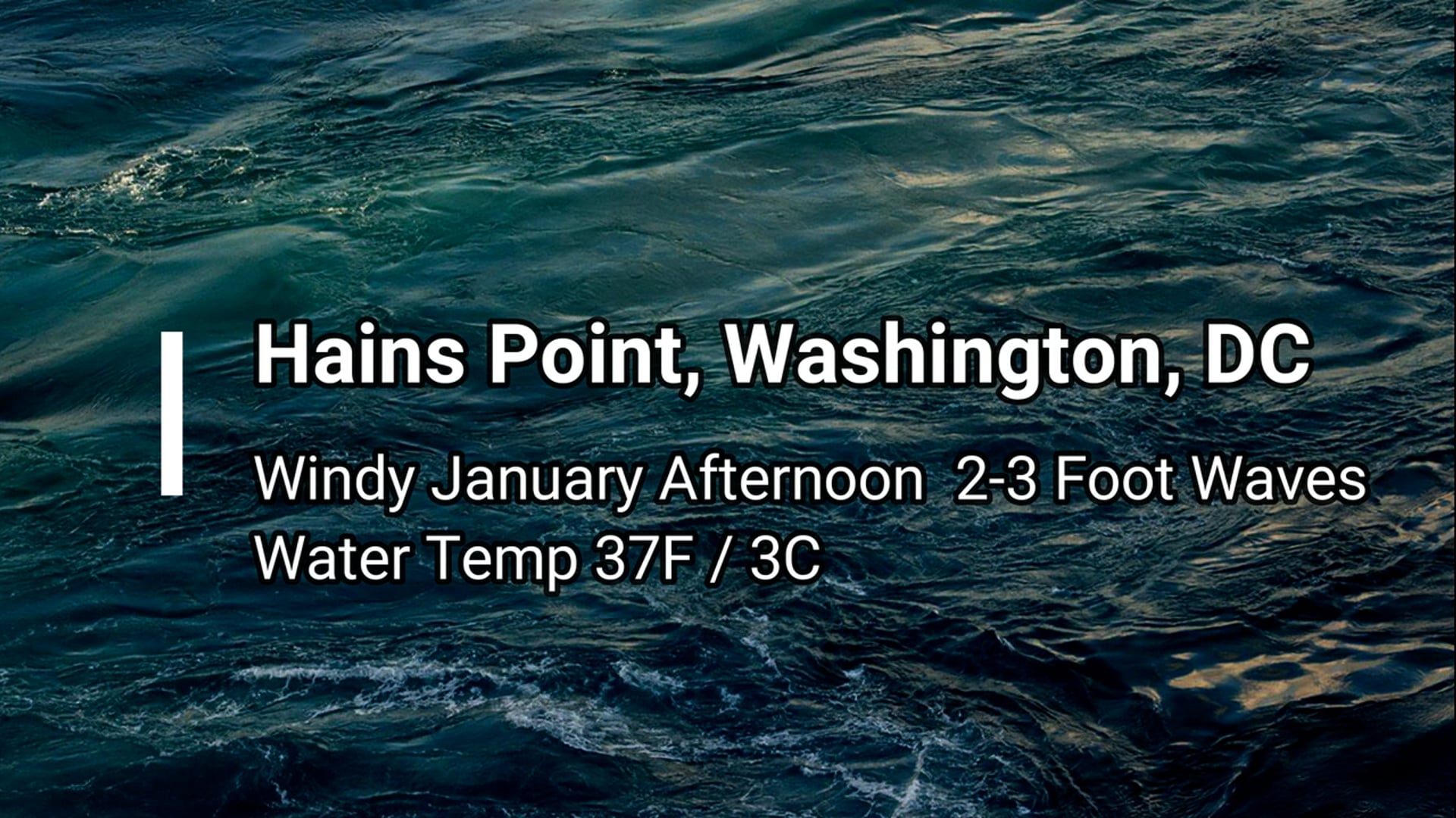 Hains Point Reflected Waves