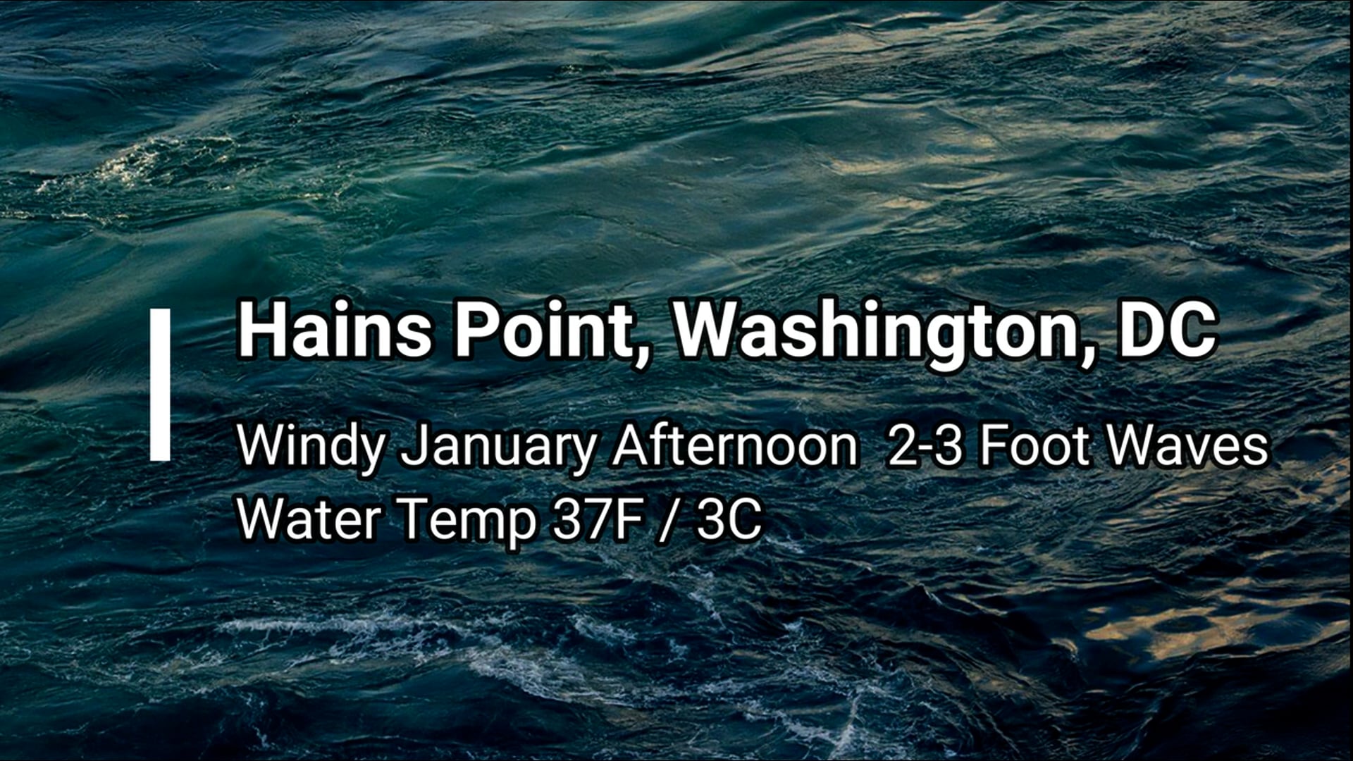Hains Point Reflected Waves