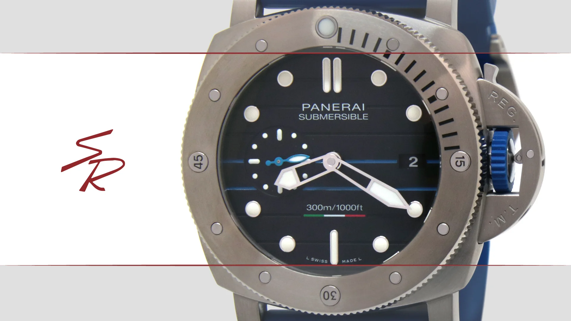 PANERAI Submersible Paltrinieri 47mm Titanium L.E. Automatic PAM01162