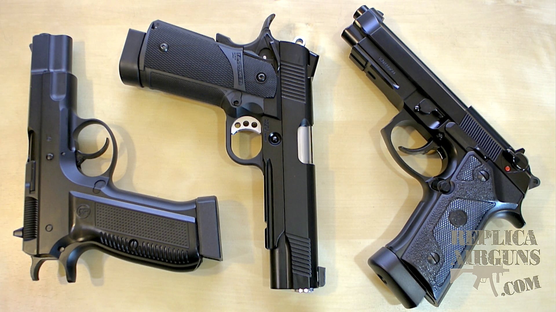 KJWORKS KP-05 KP-09 M9 GBB Airsoft Pistol Preview