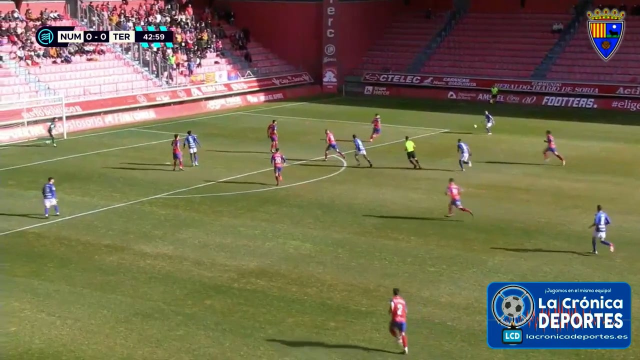 (RESUMEN) CD Numancia 0-0 CD Teruel / J 15 / 2ª RFEF - Grupo 3 / Fuente YouTube CD Teruel