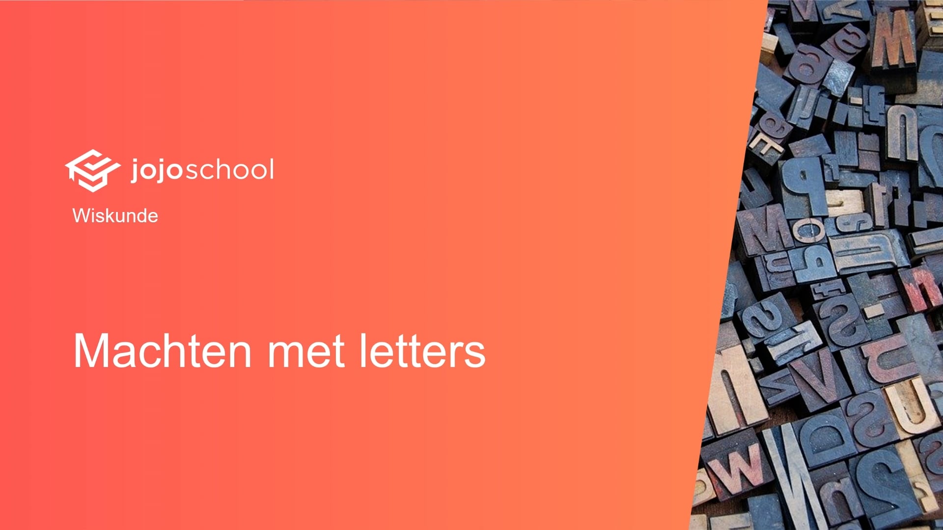 Machten met letters