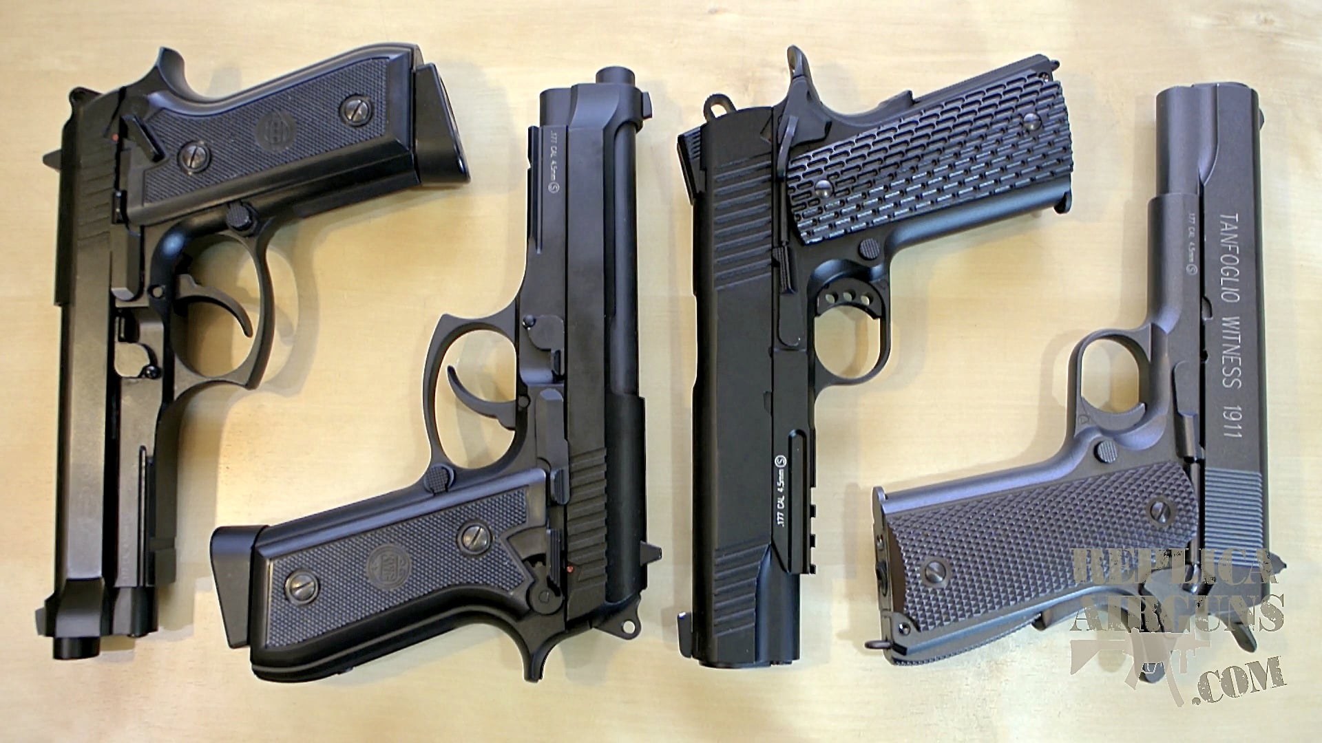 KWC Model M1911 A1 Tac - Model M92 BB and Airsoft Pistol Preview