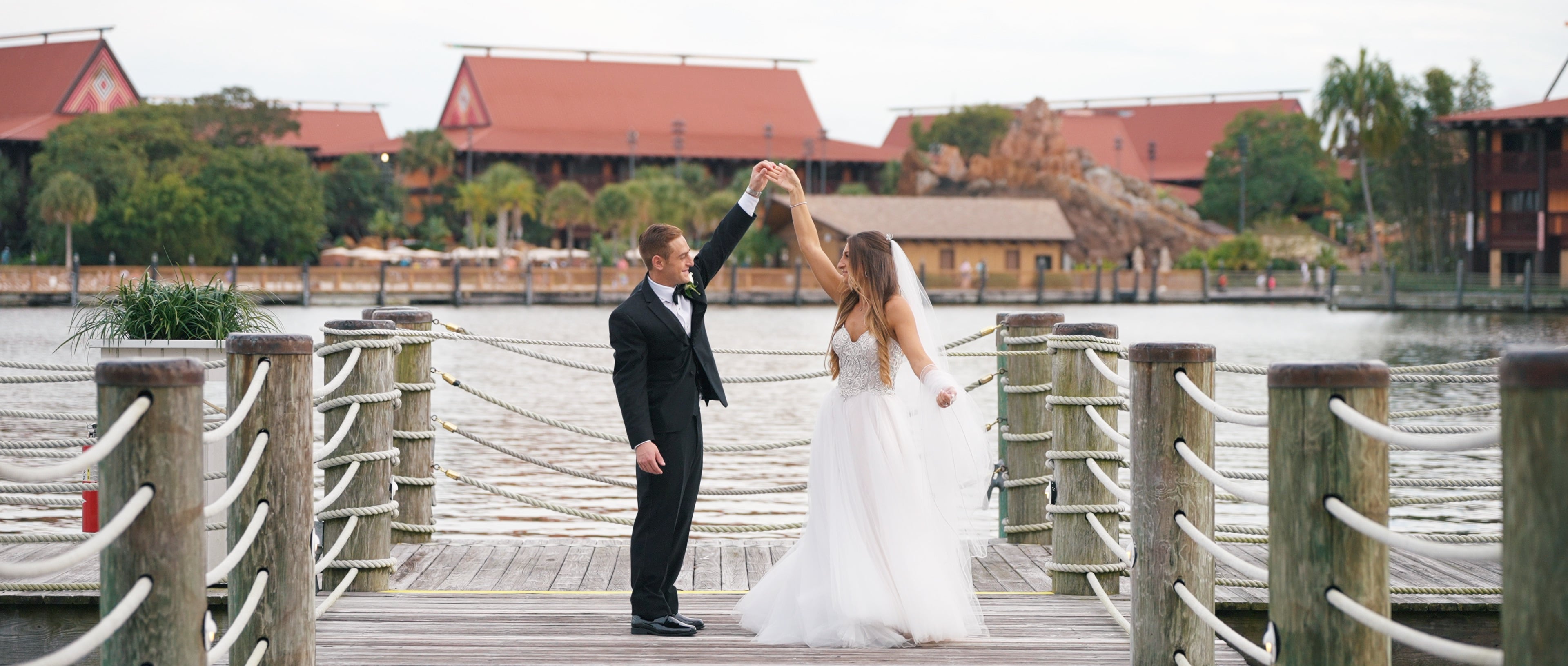 Video thumbnail for Magic Kingdom Fireworks Wedding | Christine & Mackey