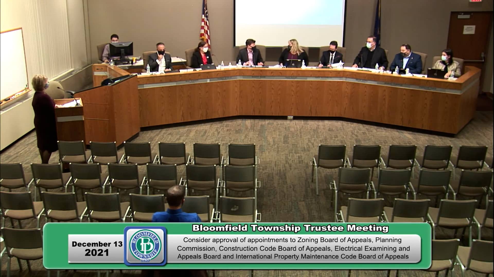 Consider Approval of Appointments to Zoning Board of Appeals, Planning