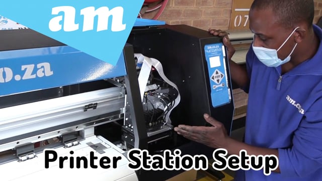 Station Setup for FastCOLOUR Large Format Printer , Station Wiper, Carriage Cap Position etc Setup Guide
