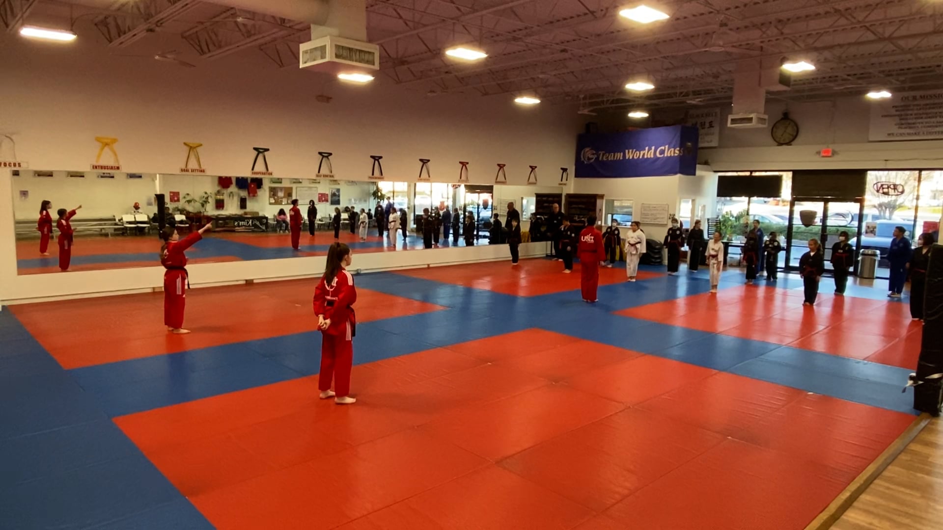 Warm-up_Line Drills_Blue & Red Belt_December_14_2021