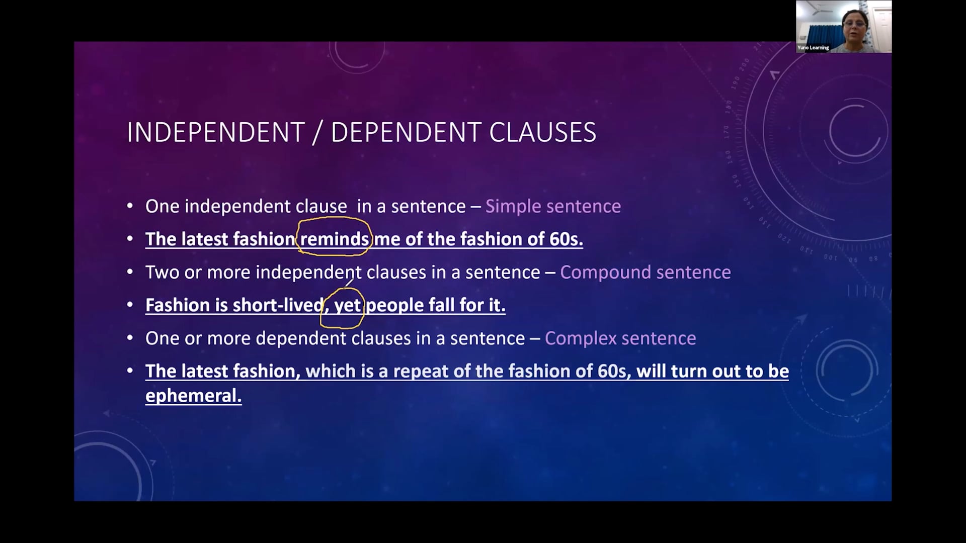 Complex Sentences
