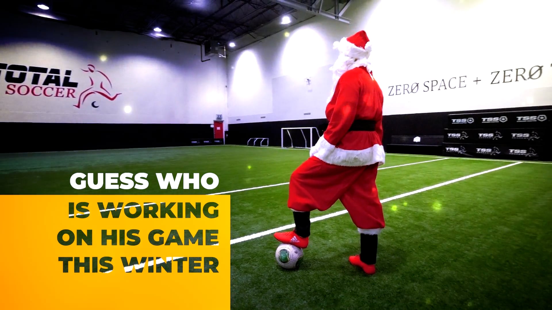 Santa Putting in a Shift