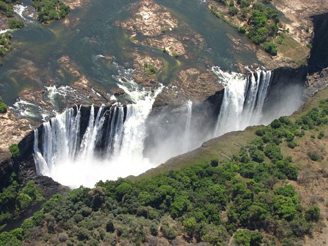 Helicopter Ride, Victoria Falls, Zimbabwe