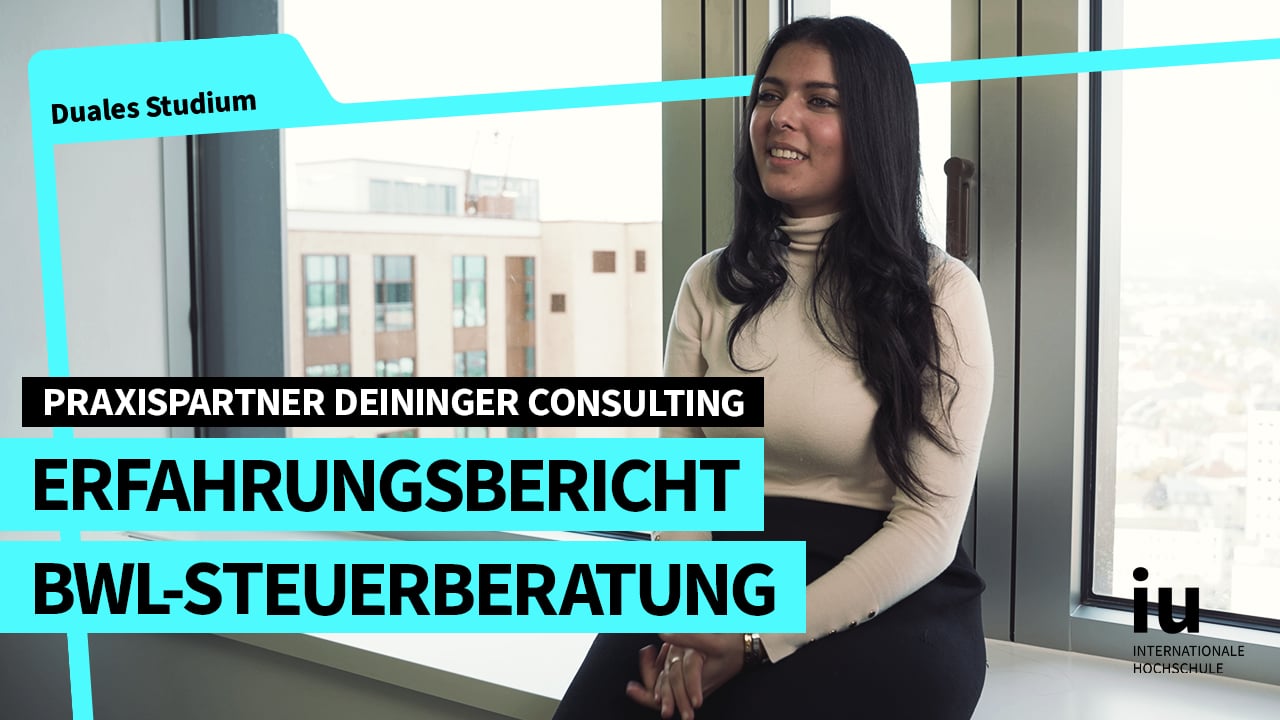 Duales Studium BWLSteuerberatung an der IU Praxispartner Deininger Consulting on Vimeo