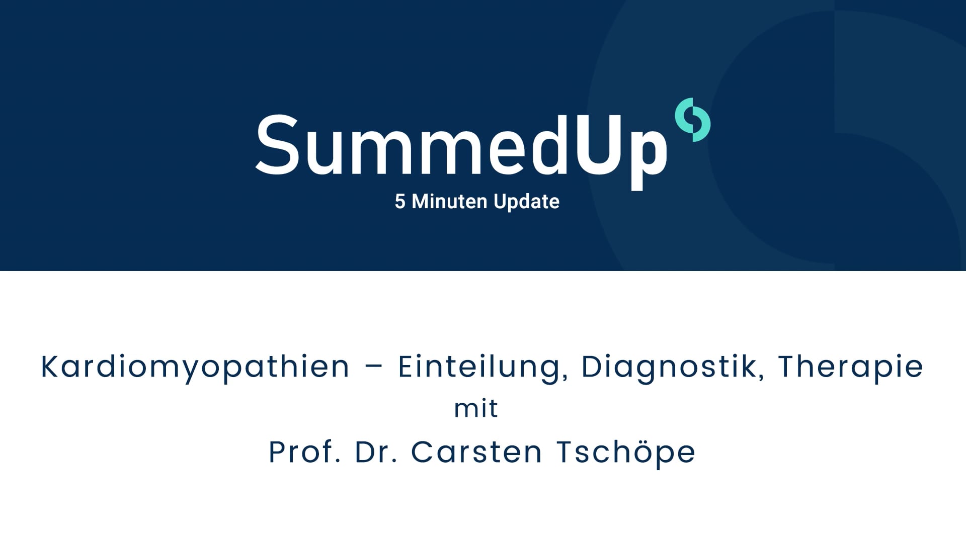 Kardiomyopathien – Einteilung, Diagnostik, Therapie